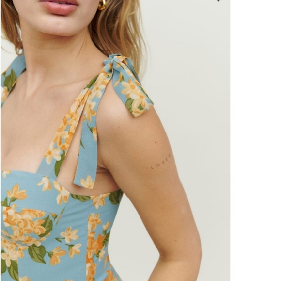 New Reformation Niara Sun Dress in Carmela Sundress - Picture 3 of 7